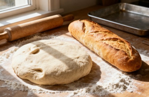 Baking emulsifiers in dough and loaf